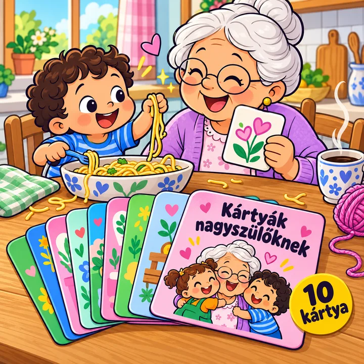 Kártyák nagyszülőknek és bébiszittereknek